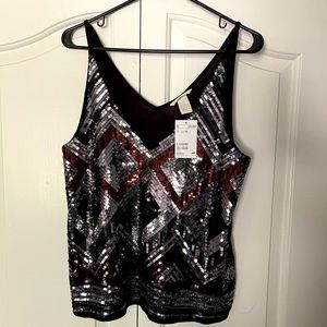HM sequined top